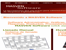 Tablet Screenshot of masven.com